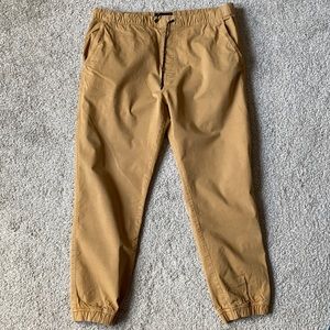 American Eagle Ne(x)t Level Flex Mens Twill Joggers Khaki Size L